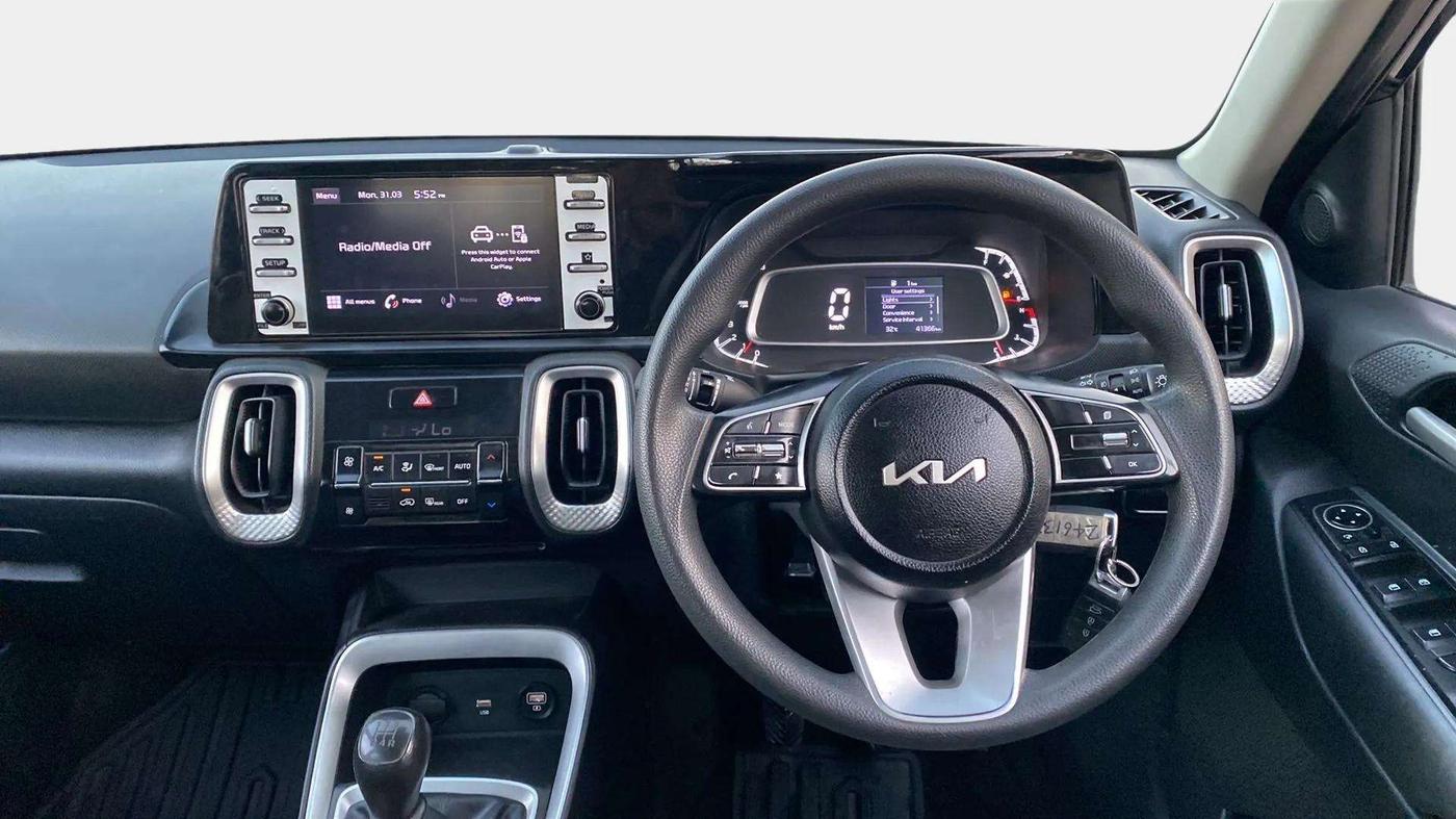 2022 KIA SONET HTK PLUS 1.2, Petrol, Manual, 41,357 km, Steering Wheel Close Up