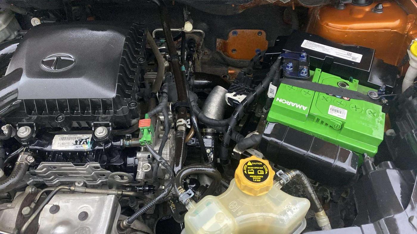 2019 Tata NEXON XZ PETROL, Petrol, Manual, 46,375 km, Engine View - Left