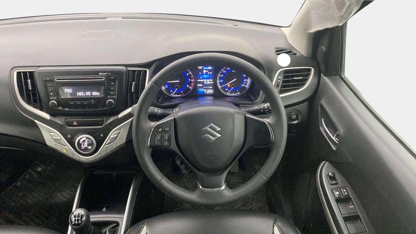 2017 Maruti Baleno ZETA PETROL 1.2, Petrol, Manual, 65,788 km, Steering Wheel Close Up