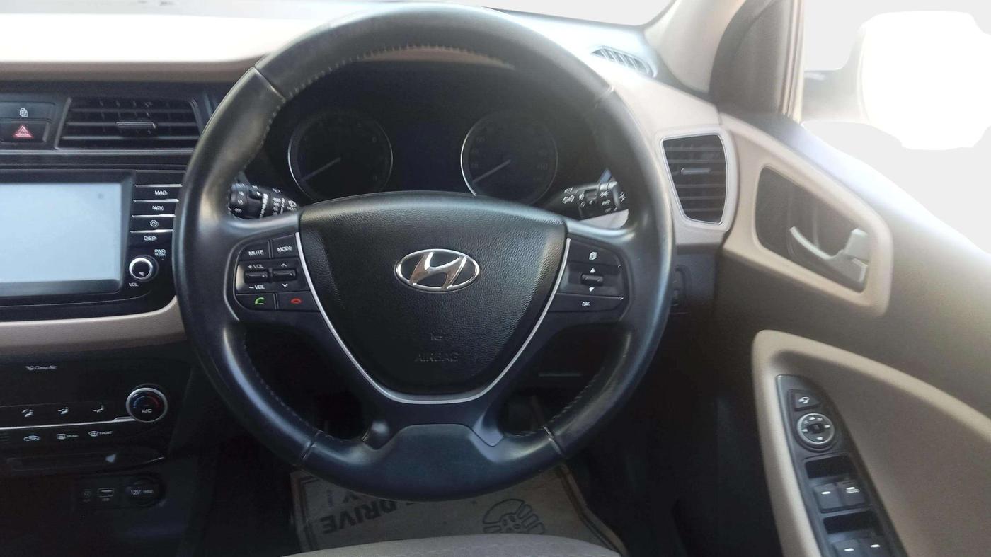 2018 Hyundai Elite i20 ASTA 1.2, Petrol, Manual, 70,988 km, Steering Wheel Close Up