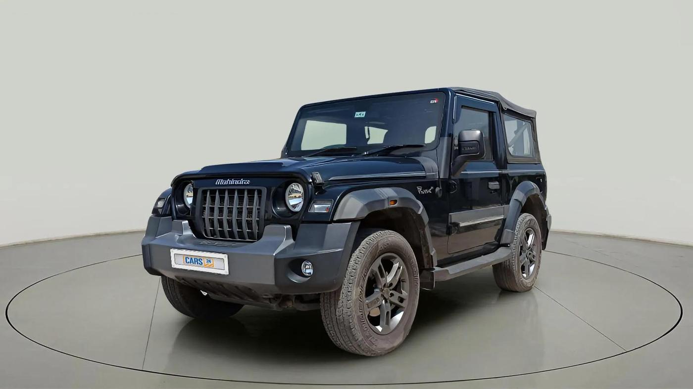 2021 Mahindra Thar LX D 4WD MT CONVERTIBLE, Diesel, Manual, 36,159 km, Left Front Diagonal