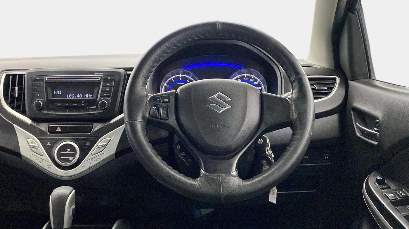 2018 Maruti Baleno DELTA CVT PETROL 1.2, Petrol, Automatic, 56,319 km, Steering Wheel Close Up