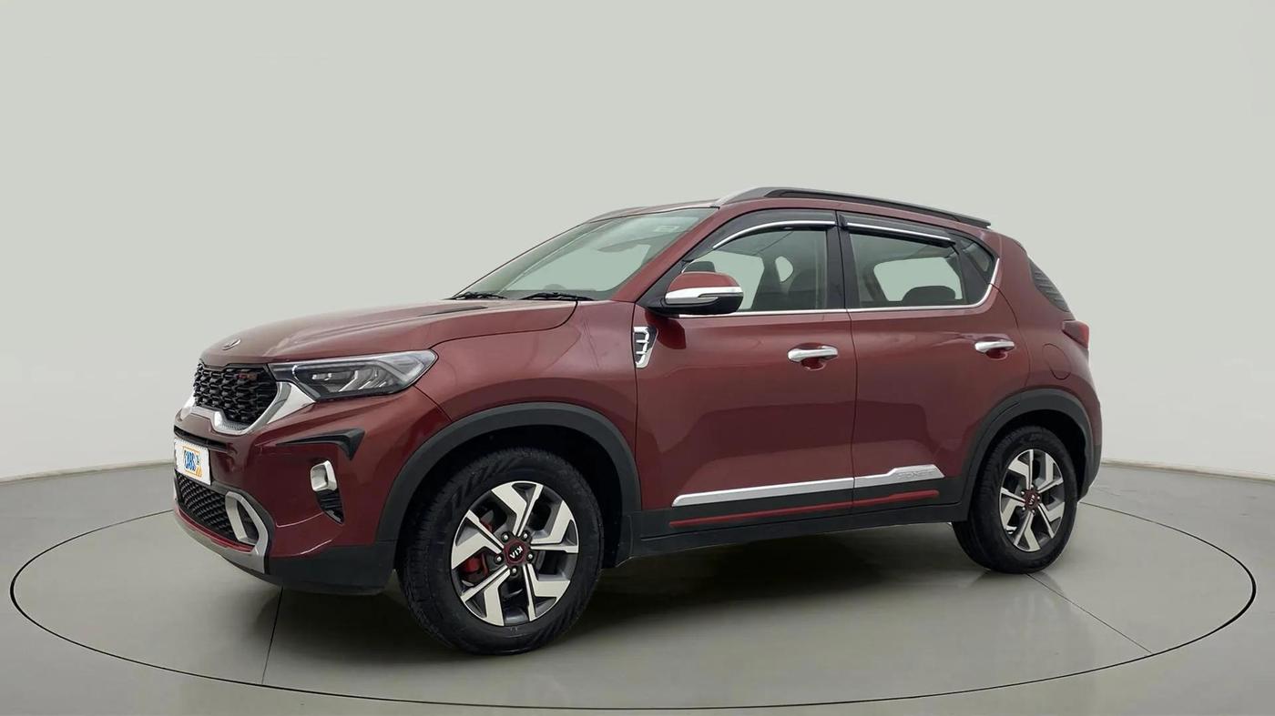2021 KIA SONET GTX PLUS 1.5 AT, Diesel, Automatic, 60,730 km, Left Front Diagonal