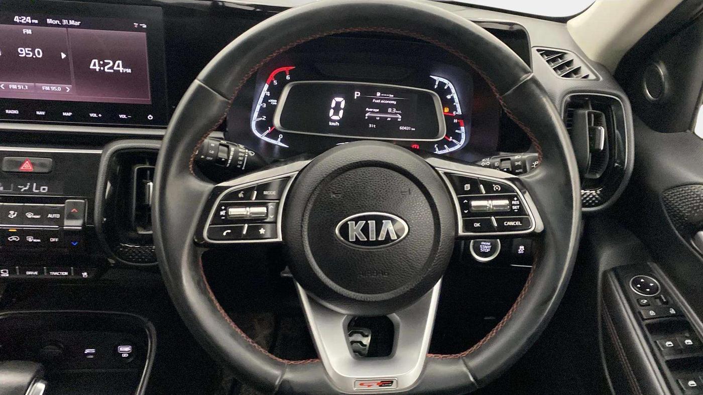 2021 KIA SONET GTX PLUS 1.5 AT, Diesel, Automatic, 60,730 km, Steering Wheel Close Up