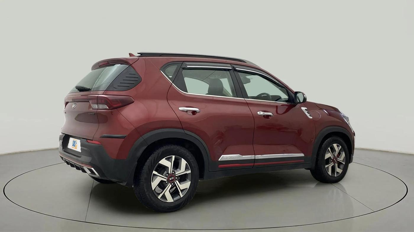 2021 KIA SONET GTX PLUS 1.5 AT, Diesel, Automatic, 60,730 km, Right Back Diagonal