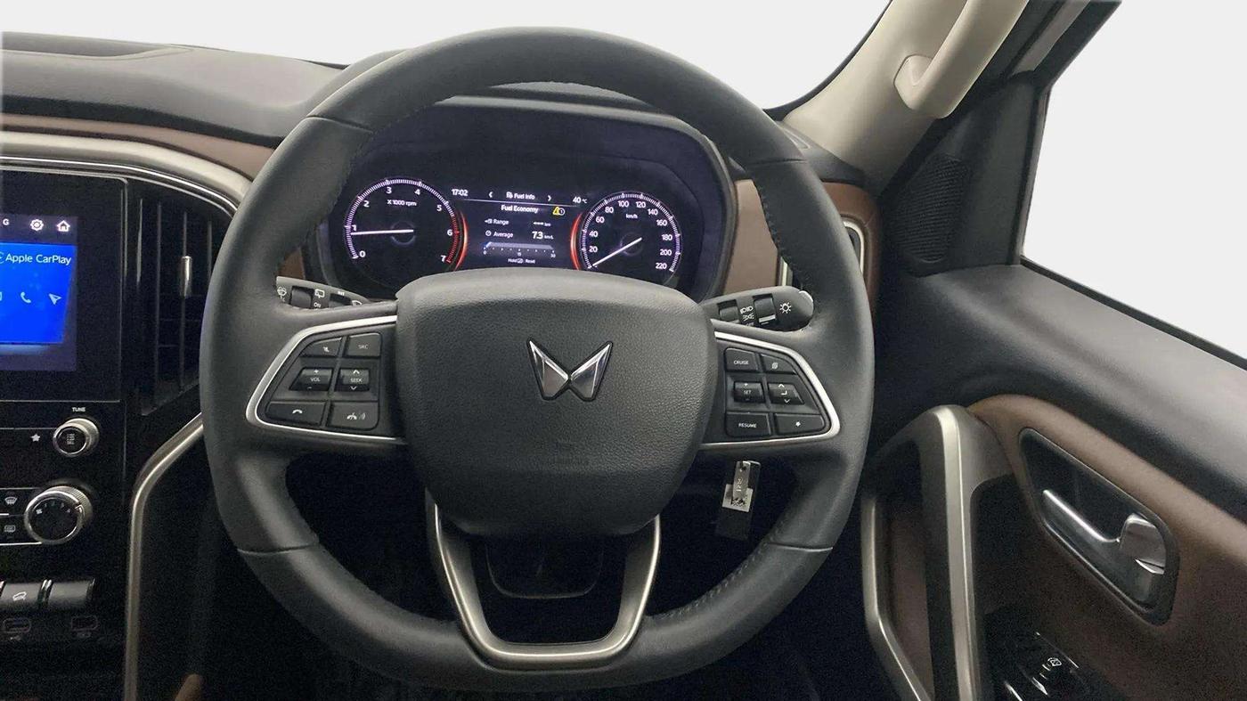2024 Mahindra SCORPIO-N N Z8 S Petrol AT, Petrol, Automatic, 7,611 km, Steering Wheel Close Up