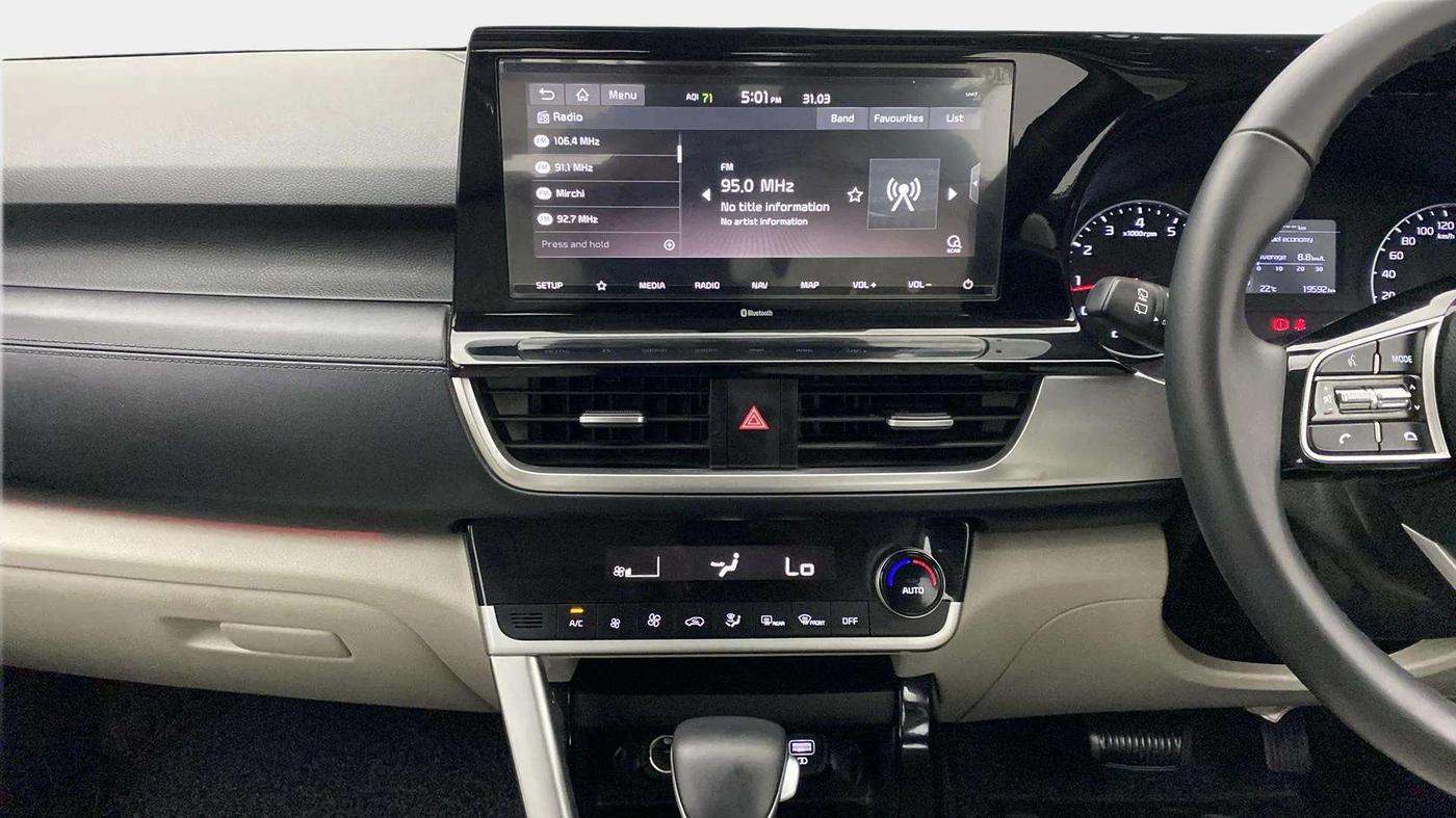 2022 KIA SELTOS HTX IVT 1.5 PETROL, Petrol, Automatic, 19,664 km, Air Conditioner