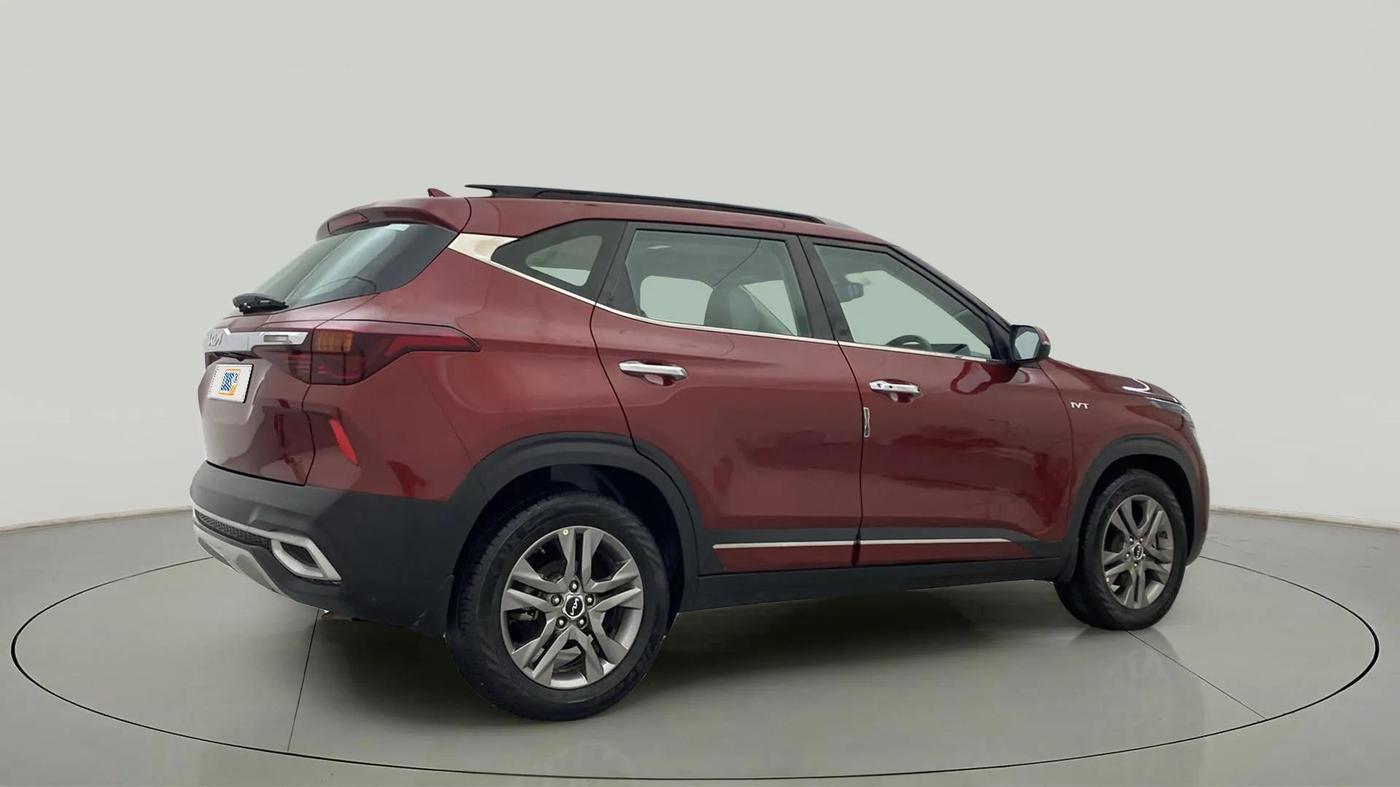 2022 KIA SELTOS HTX IVT 1.5 PETROL, Petrol, Automatic, 19,664 km, Right Back Diagonal