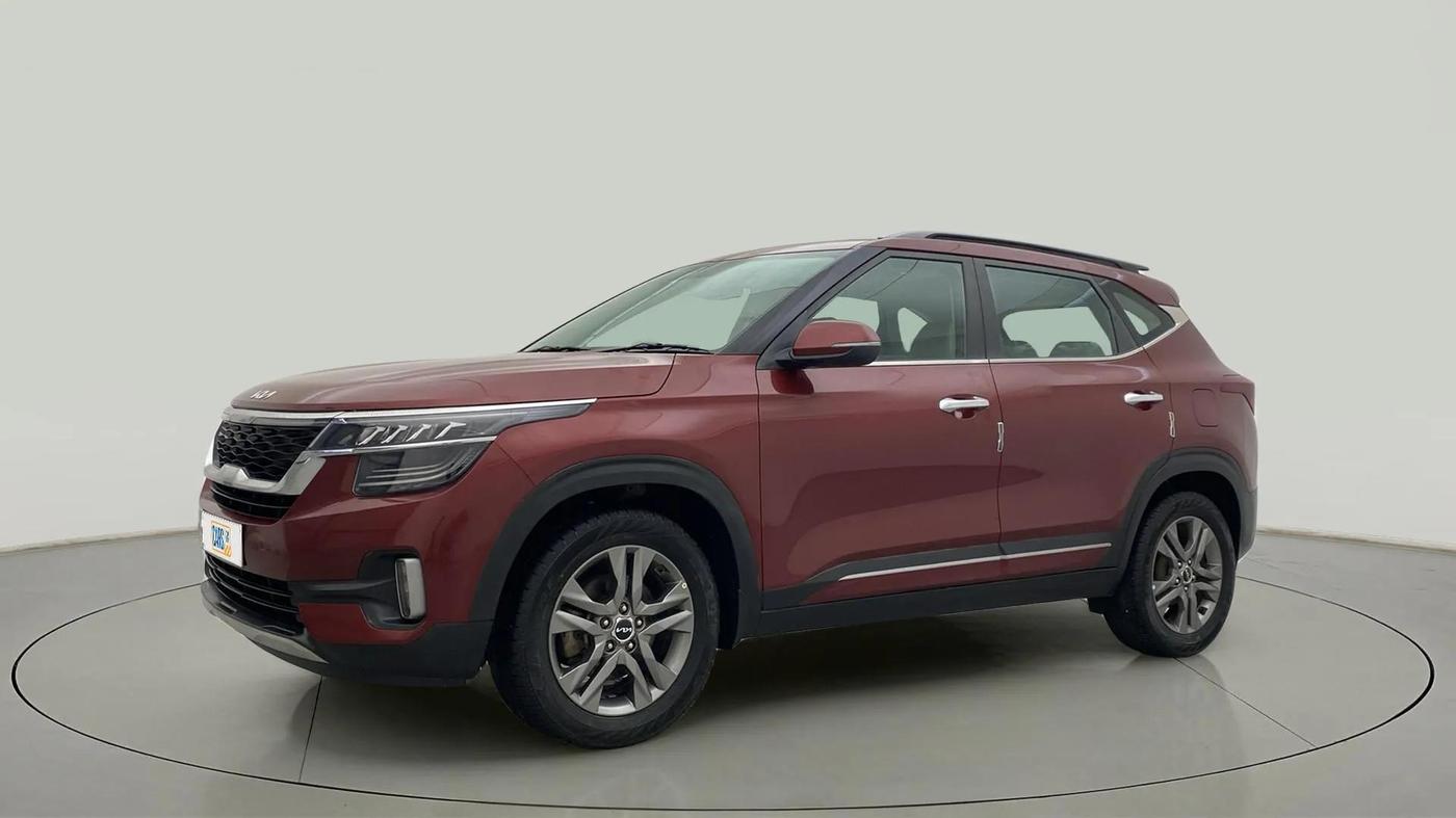 2022 KIA SELTOS HTX IVT 1.5 PETROL, Petrol, Automatic, 19,664 km, Left Front Diagonal