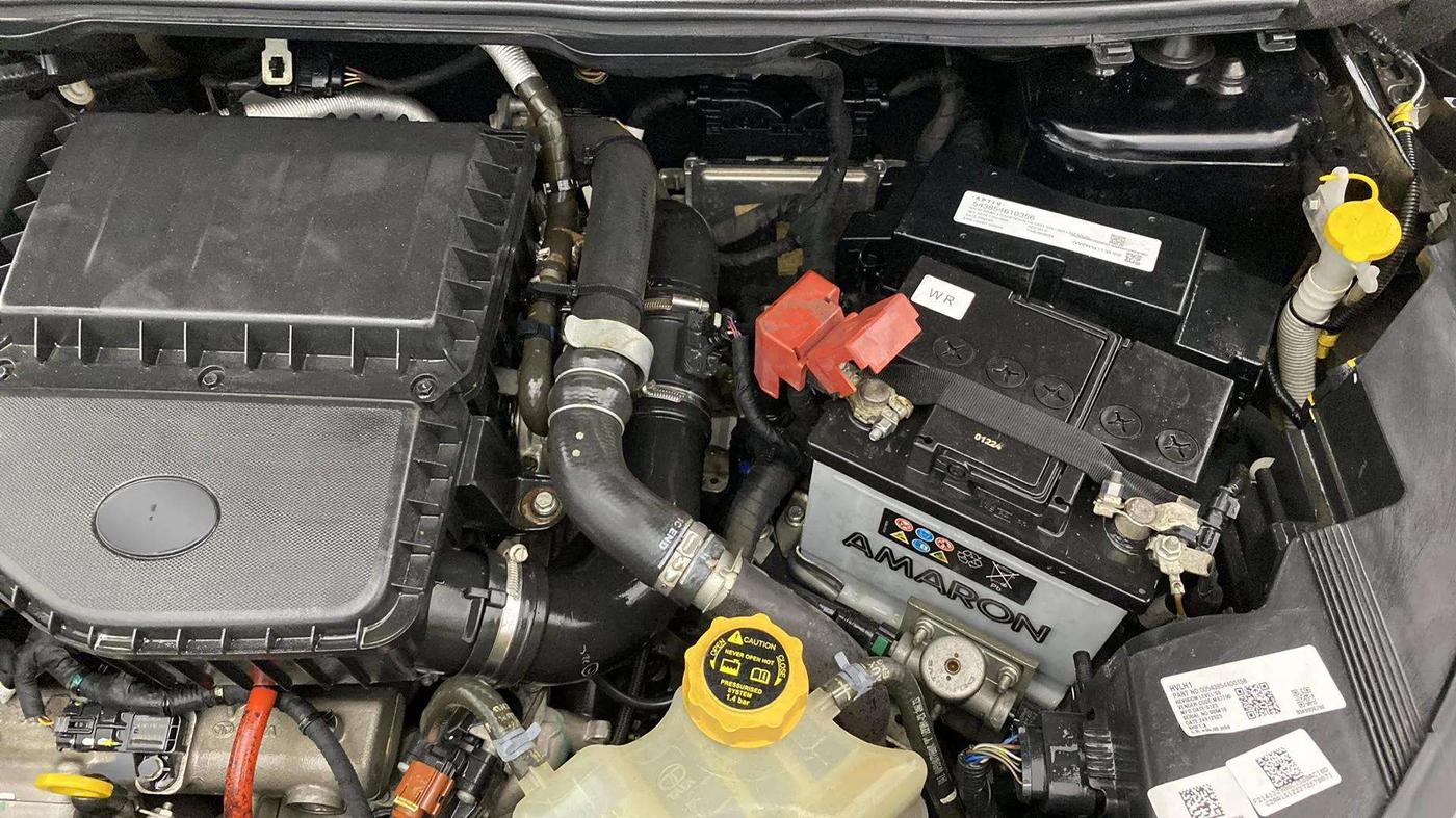 2023 Tata NEXON XZA PLUS DIESEL DARK EDITION, Diesel, Automatic, 32,880 km, Engine View - Left