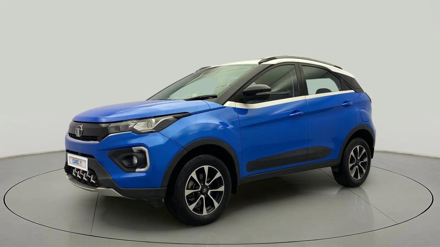 2020 Tata NEXON XZA PLUS (O) PETROL DUAL TONE, Petrol, Automatic, 43,394 km, Left Front Diagonal