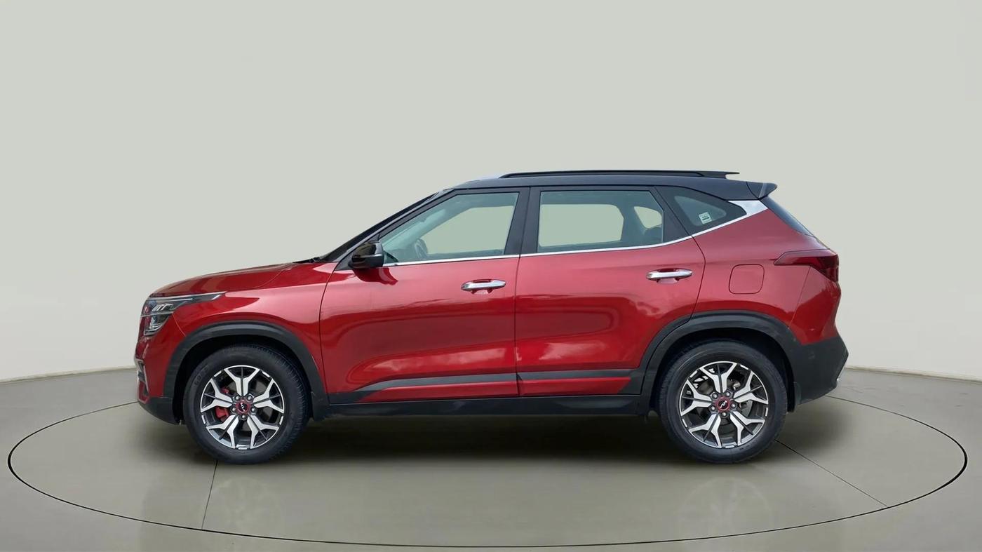 2021 KIA SELTOS GTX PLUS 1.4 PETROL DCT DUAL TONE, Petrol, Automatic, 24,223 km, Left Side