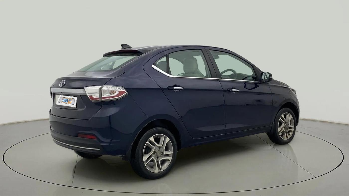 2023 Tata TIGOR XZ PLUS LEATHERETTE, Petrol, Manual, 7,848 km, Right Back Diagonal