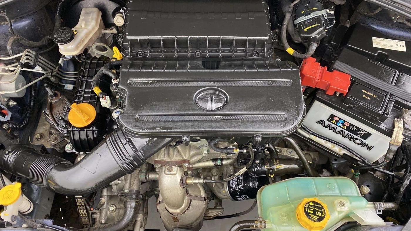 2023 Tata TIGOR XZ PLUS LEATHERETTE, Petrol, Manual, 7,848 km, Engine View