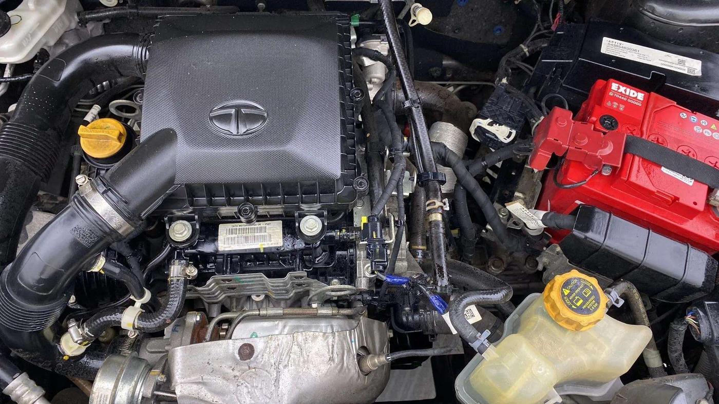 2020 Tata NEXON XM SUNROOF PETROL, Petrol, Manual, 17,952 km, Engine View