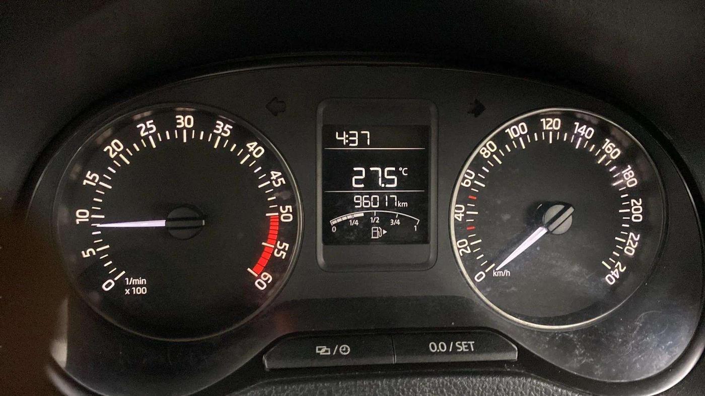 2019 Skoda Rapid AMBITION 1.5 TDI, Diesel, Manual, 96,145 km, Odometer Image