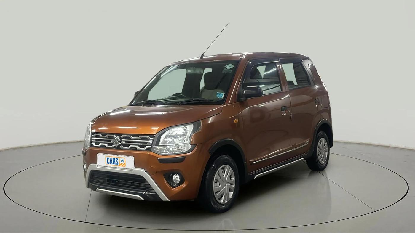 2021 Maruti New Wagon-R LXI CNG 1.0, CNG, Manual, 33,087 km, Left Front Diagonal
