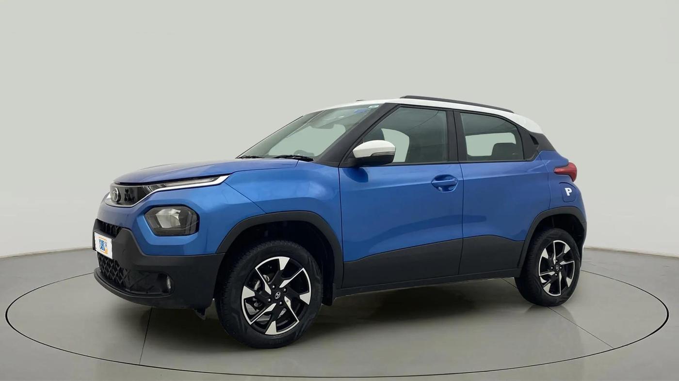 2022 Tata PUNCH CREATIVE AMT 1.2 RTN DUAL TONE, Petrol, Automatic, 3,729 km, Left Front Diagonal