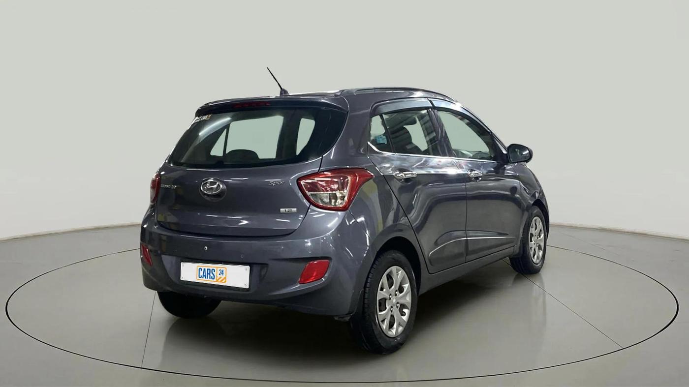 2015 Hyundai Grand i10 SPORTZ 1.2 KAPPA VTVT, Petrol, Manual, 34,292 km, Right Back Diagonal