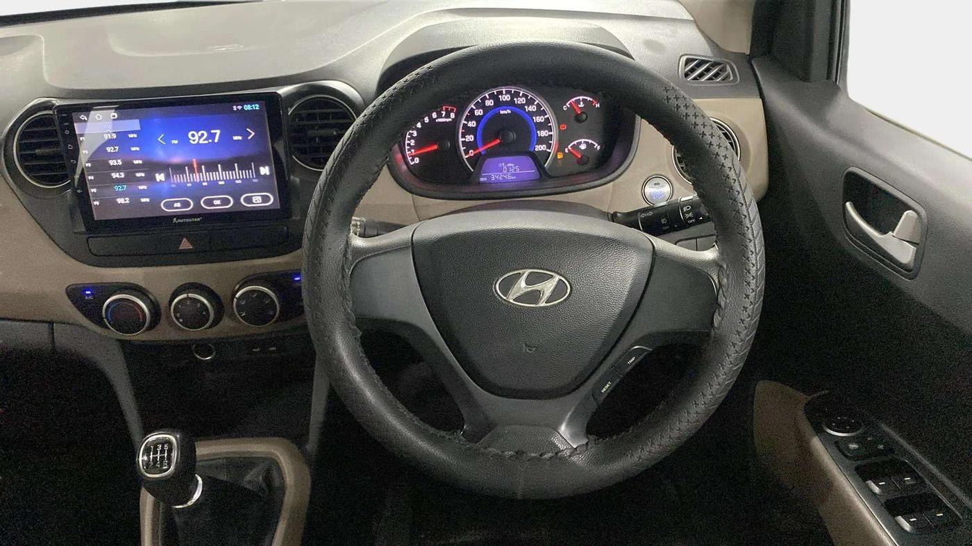2015 Hyundai Grand i10 SPORTZ 1.2 KAPPA VTVT, Petrol, Manual, 34,292 km, Steering Wheel Close Up