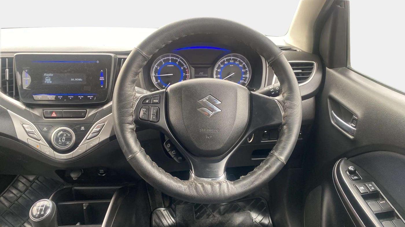 2021 Maruti Baleno DELTA PETROL 1.2, Petrol, Manual, 27,692 km, Steering Wheel Close Up