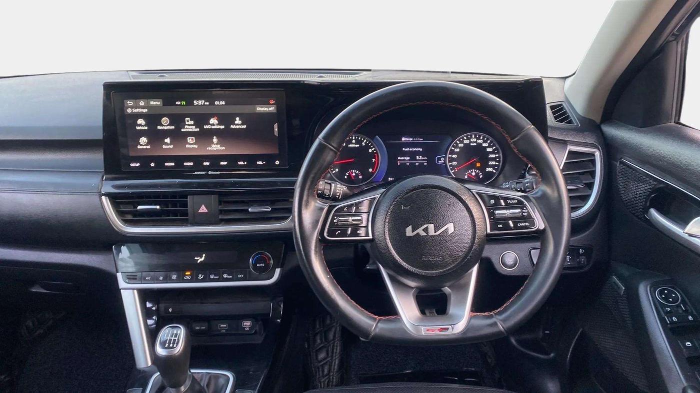 2021 KIA SELTOS GTX PLUS 1.4 PETROL, Petrol, Manual, 70,402 km, Steering Wheel Close Up