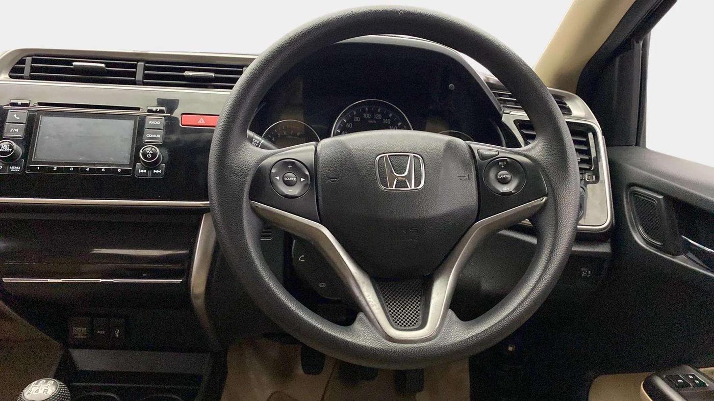 2015 Honda City 1.5L I-VTEC V MT, Petrol, Manual, 64,951 km, Steering Wheel Close Up
