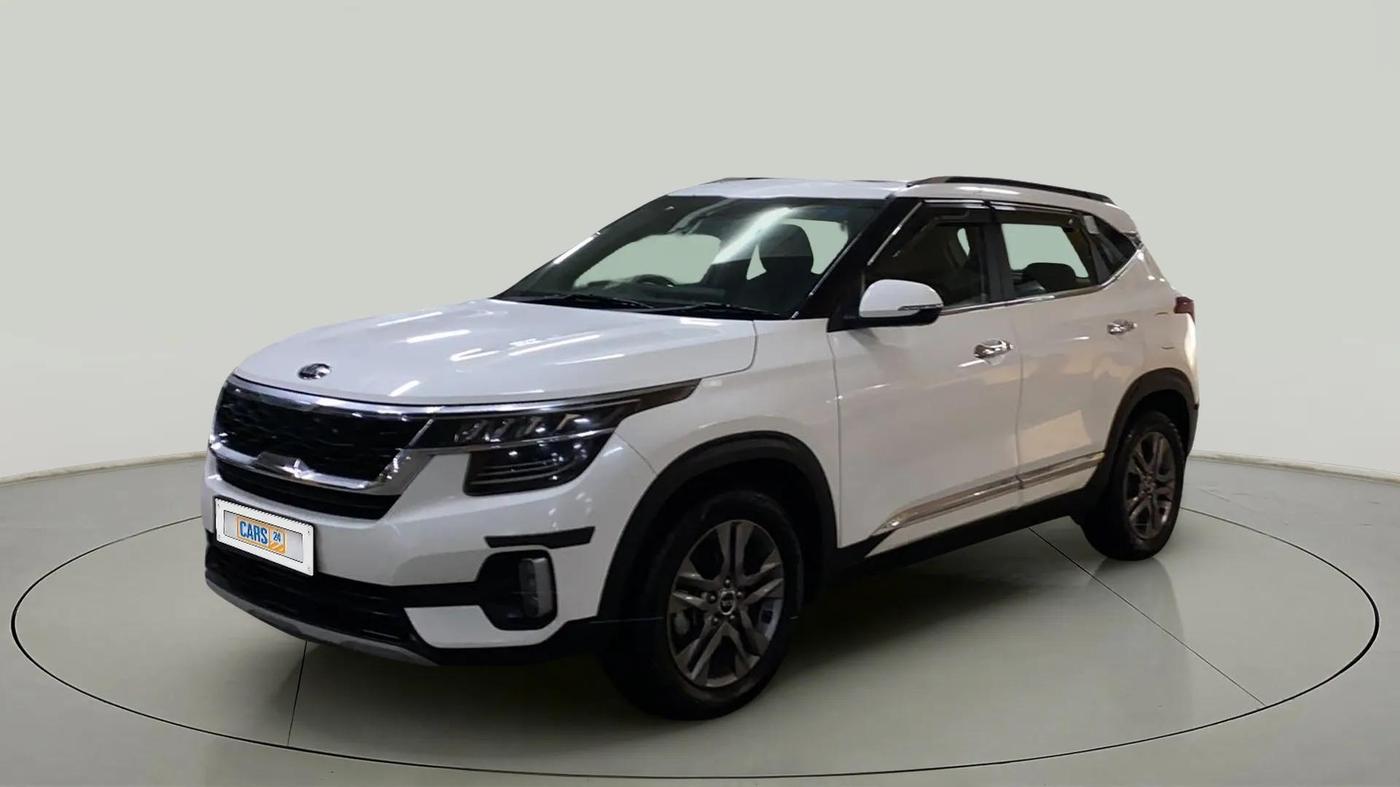 2021 KIA SELTOS HTX 1.5 PETROL, Petrol, Manual, 29,667 km, Left Front Diagonal