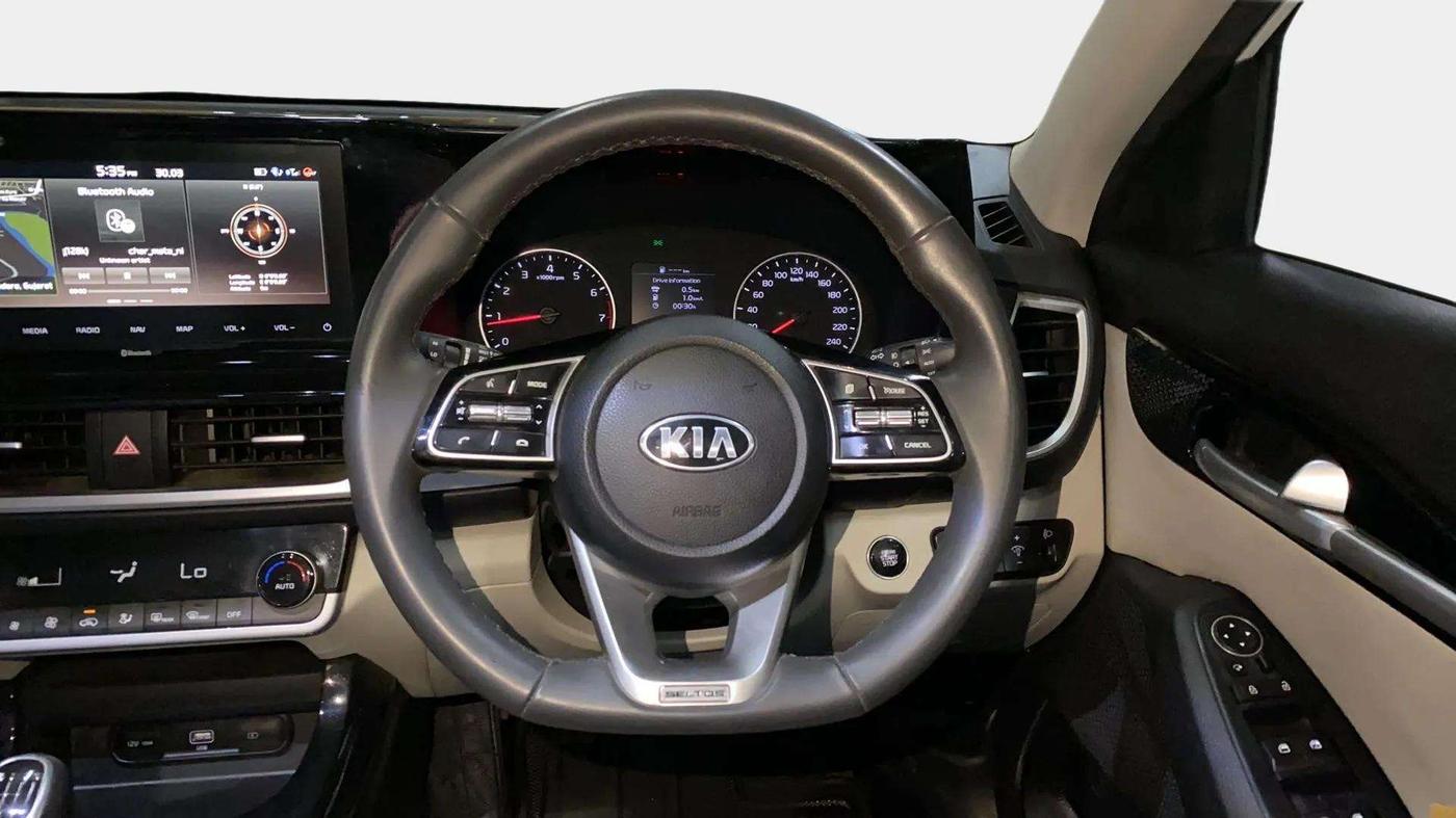 2021 KIA SELTOS HTX 1.5 PETROL, Petrol, Manual, 29,667 km, Steering Wheel Close Up