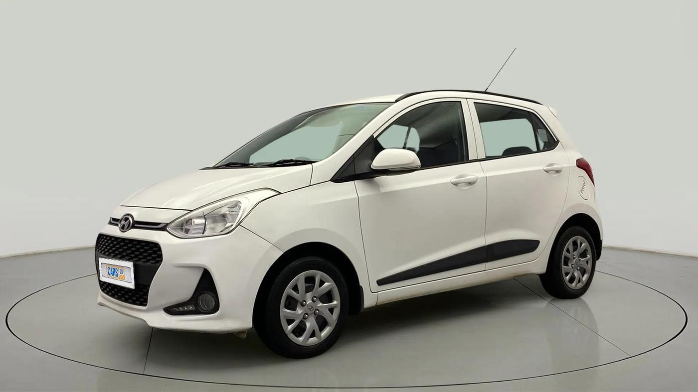2019 Hyundai Grand i10 SPORTZ 1.2 KAPPA VTVT, Petrol, Manual, 38,852 km, Left Front Diagonal