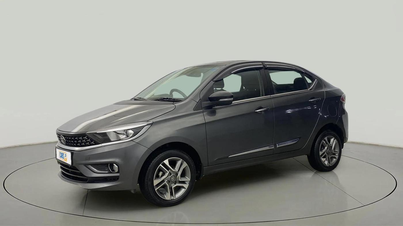 2022 Tata TIGOR XZA PLUS PETROL, CNG, Automatic, 12,218 km, Left Front Diagonal