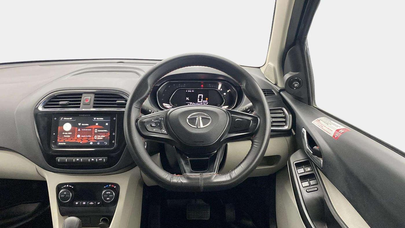 2022 Tata TIGOR XZA PLUS PETROL, CNG, Automatic, 12,218 km, Steering Wheel Close Up