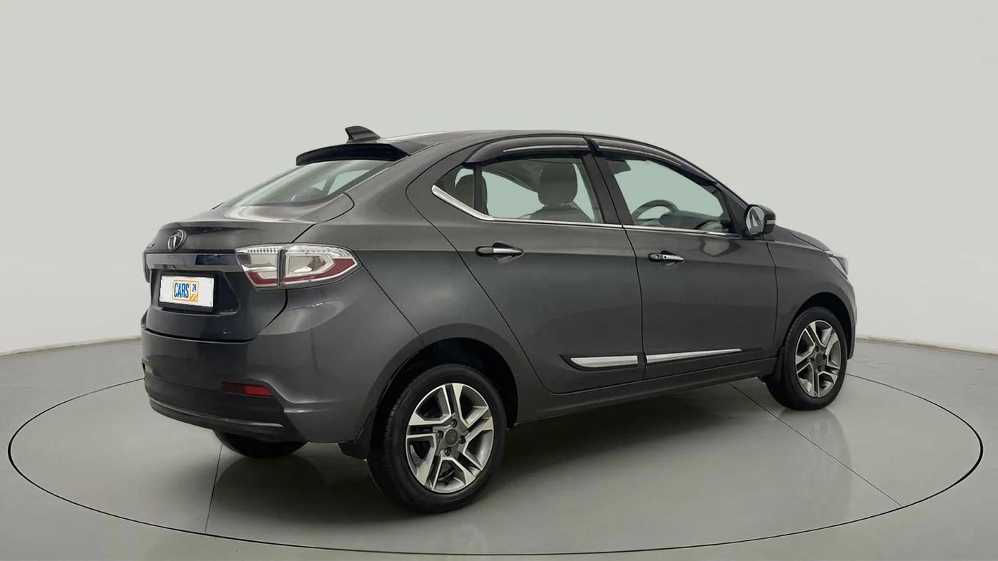 2022 Tata TIGOR XZA PLUS PETROL, CNG, Automatic, 12,218 km, Right Back Diagonal