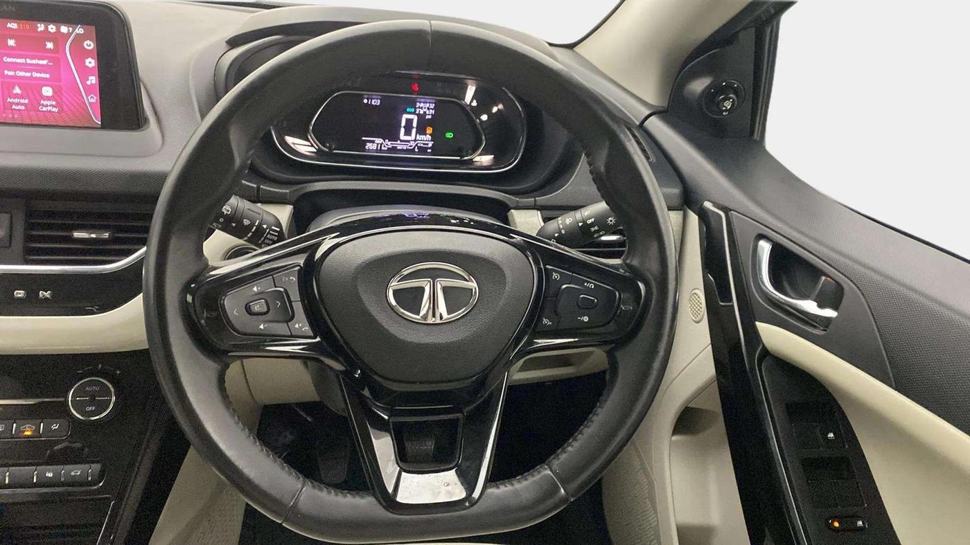 2023 Tata NEXON XZ PLUS LUXURY SUNROOF PETROL, Petrol, Manual, 26,848 km, Steering Wheel Close Up