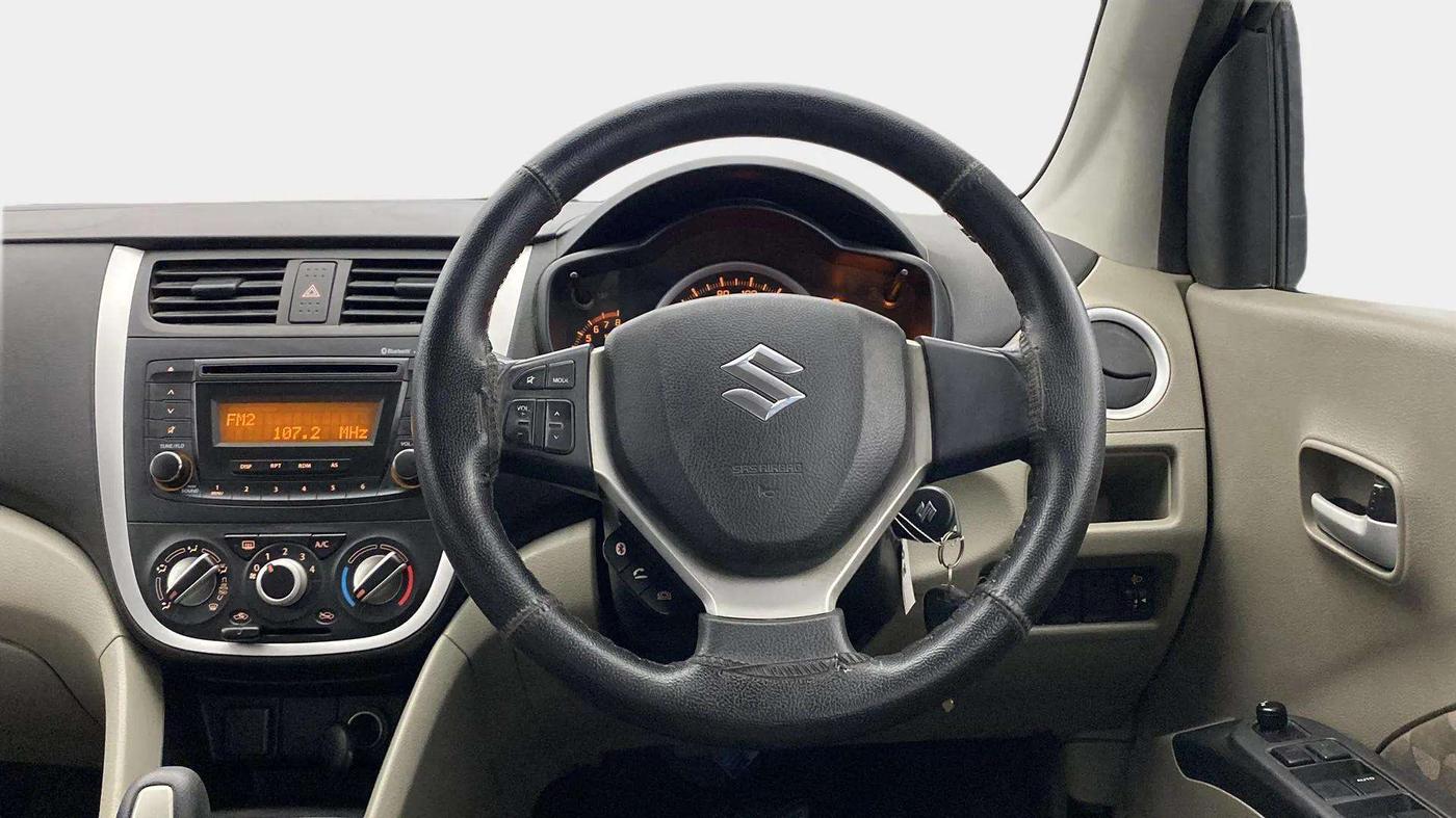 2015 Maruti Celerio ZXI AMT, Petrol, Automatic, 73,826 km, Steering Wheel Close Up