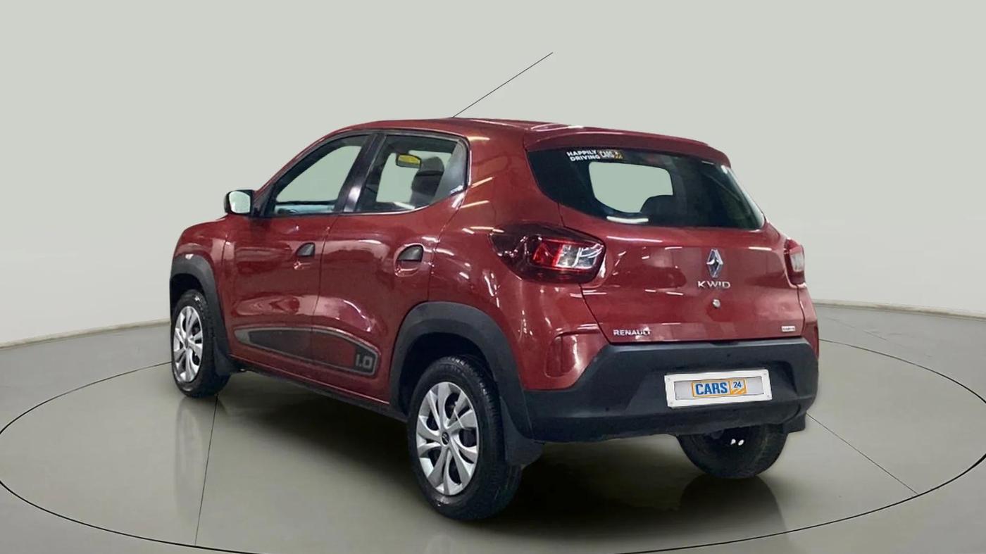 2019 Renault Kwid RXT 1.0 AMT (O), Petrol, Automatic, 18,486 km, Left Back Diagonal