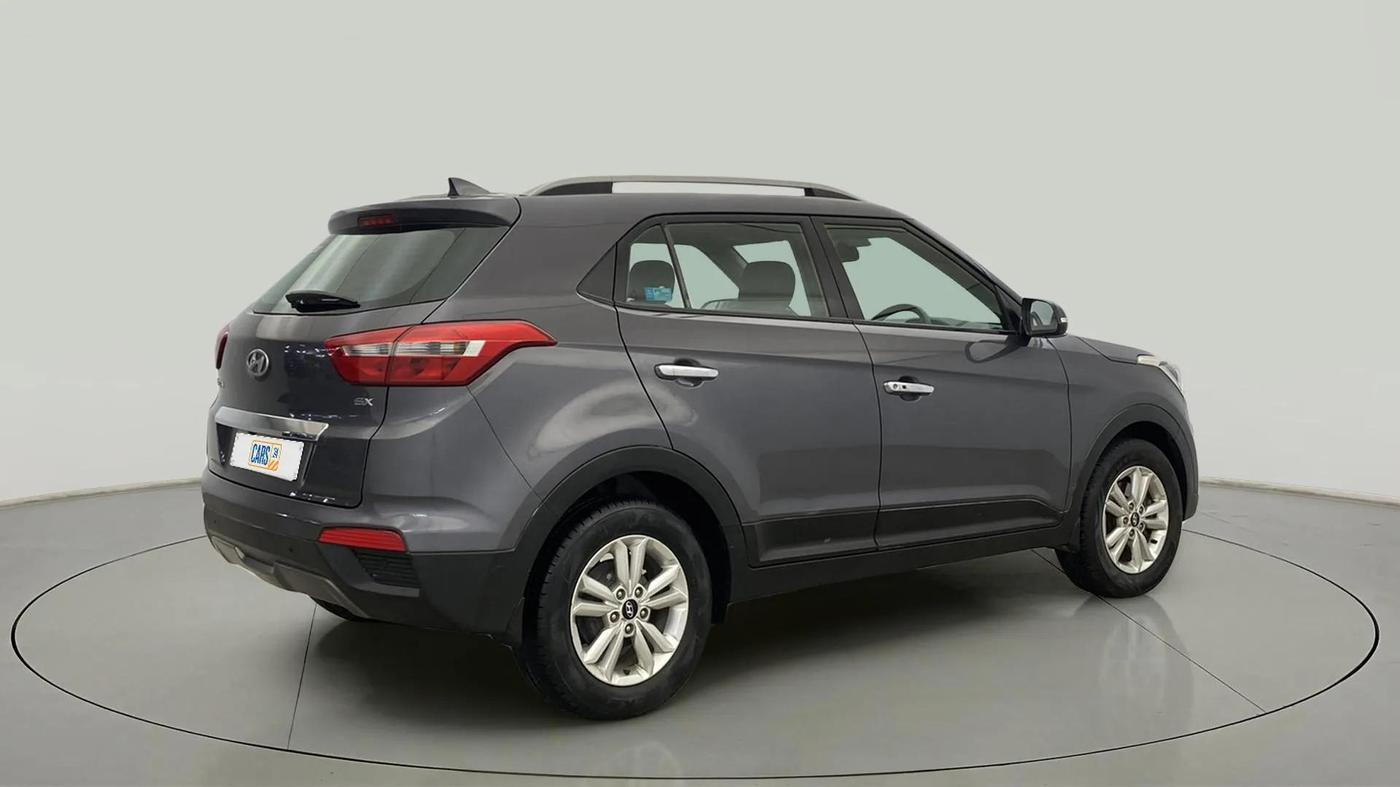 2016 Hyundai Creta SX PLUS 1.6 PETROL, Petrol, Manual, 74,159 km, Right Back Diagonal