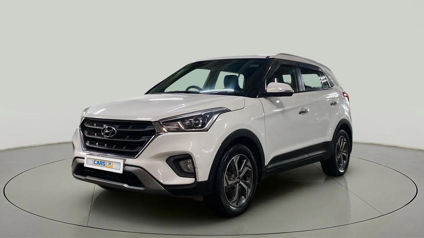 2019 Hyundai Creta SX AT 1.6 PETROL, Petrol, Automatic, 88,130 km, Left Front Diagonal