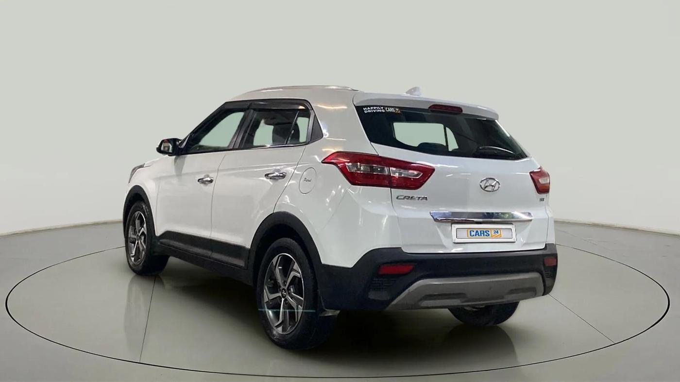 2019 Hyundai Creta SX AT 1.6 PETROL, Petrol, Automatic, 88,130 km, Left Back Diagonal