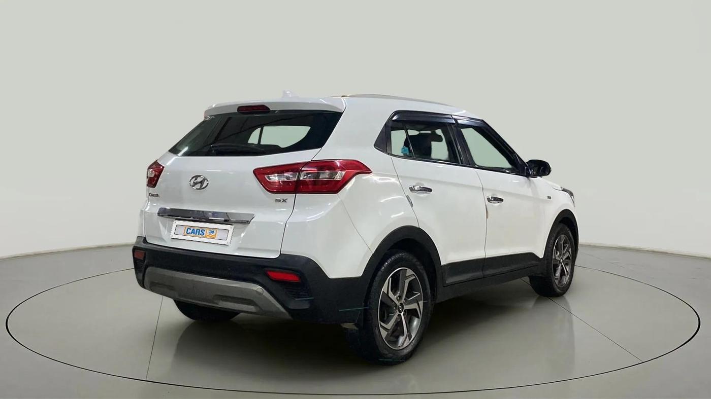2019 Hyundai Creta SX AT 1.6 PETROL, Petrol, Automatic, 88,130 km, Right Back Diagonal