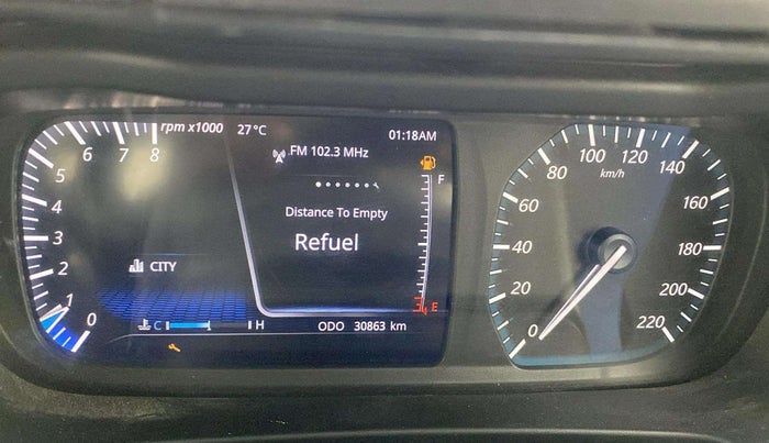 2020 Tata ALTROZ XZ PETROL, Petrol, Manual, 30,861 km, Odometer Image
