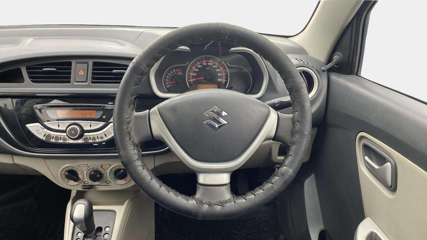 2015 Maruti Alto K10 VXI AMT, Petrol, Automatic, 52,060 km, Steering Wheel Close Up