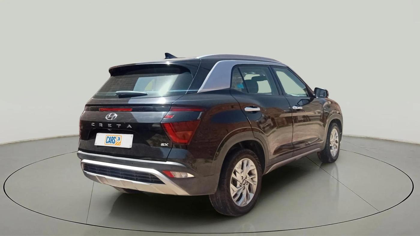 2022 Hyundai Creta SX 1.5 DIESEL, Diesel, Manual, 1,05,406 km, Right Back Diagonal