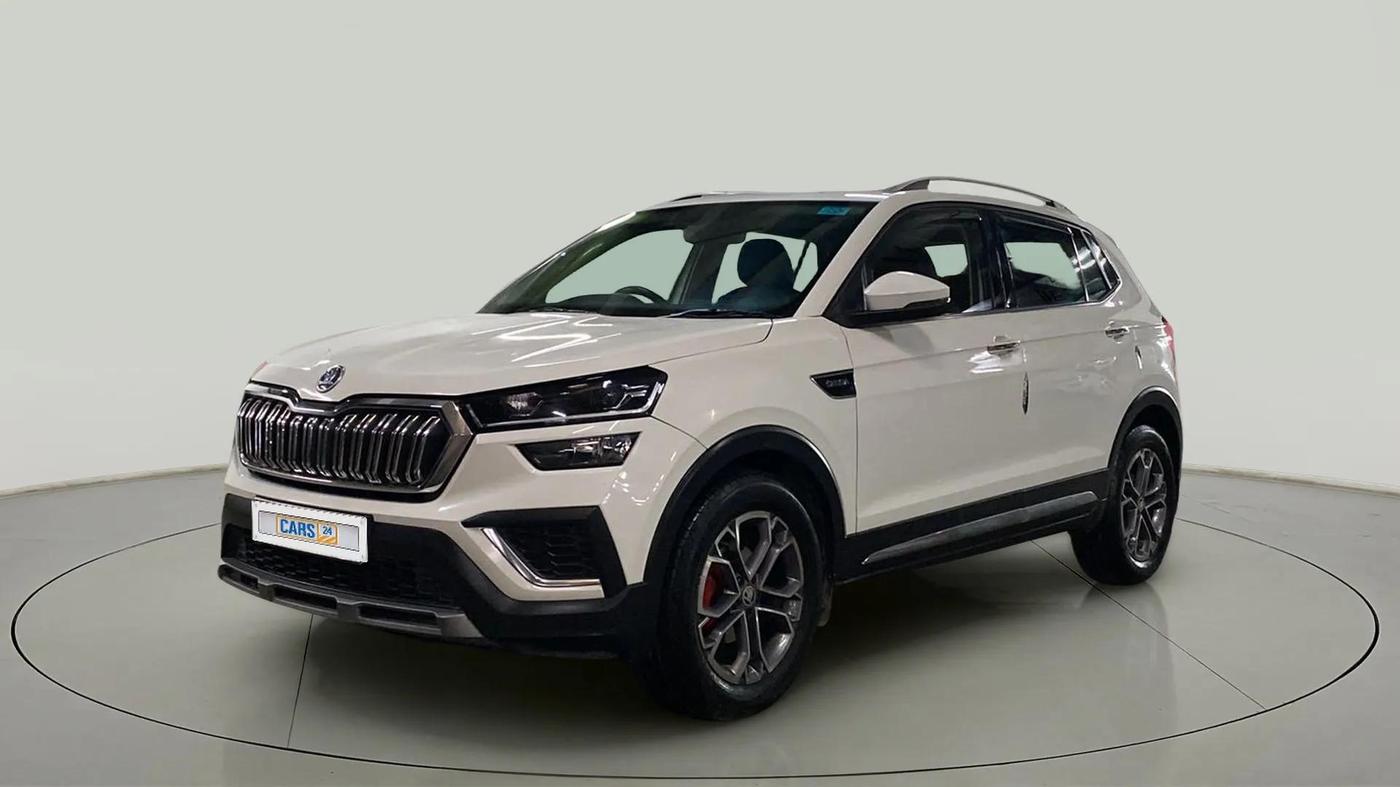 2022 Skoda KUSHAQ STYLE 1.0L TSI AT, Petrol, Automatic, 50,810 km, Left Front Diagonal