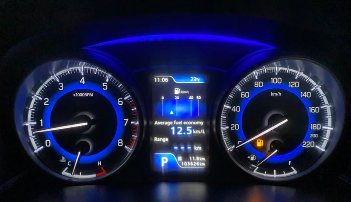 2018 Maruti Baleno ZETA CVT PETROL 1.2, Petrol, Automatic, 1,03,618 km, Odometer Image