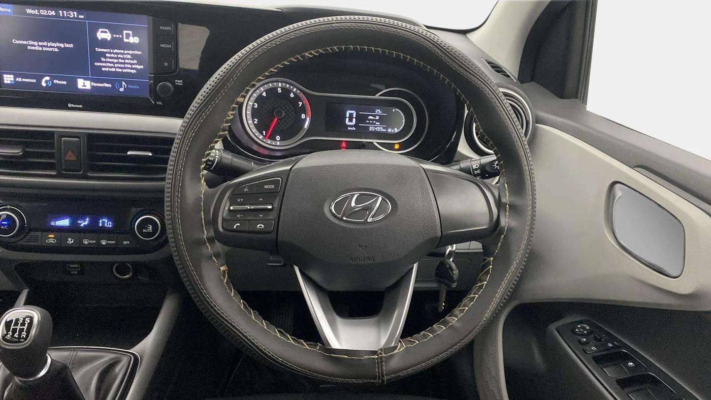 2021 Hyundai GRAND I10 NIOS SPORTZ 1.2 KAPPA VTVT, Petrol, Manual, 35,718 km, Steering Wheel Close Up