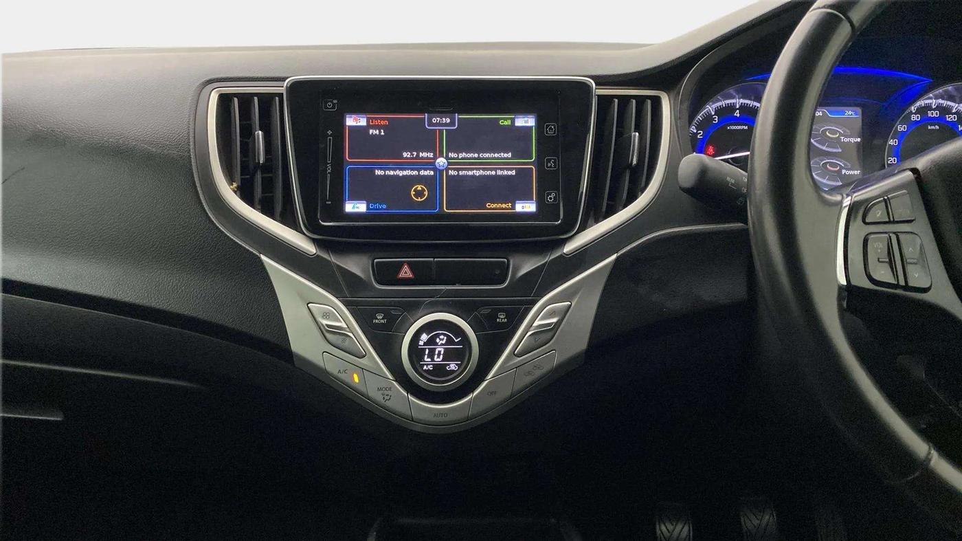 2018 Maruti Baleno ALPHA PETROL 1.2, Petrol, Manual, 51,466 km, Air Conditioner