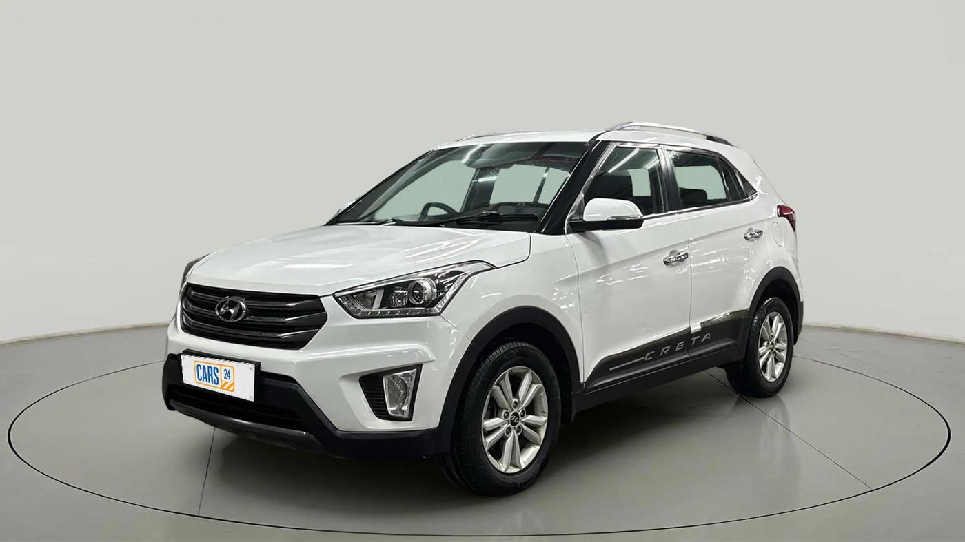 2016 Hyundai Creta SX PLUS 1.6 PETROL, Petrol, Manual, 44,854 km, Left Front Diagonal