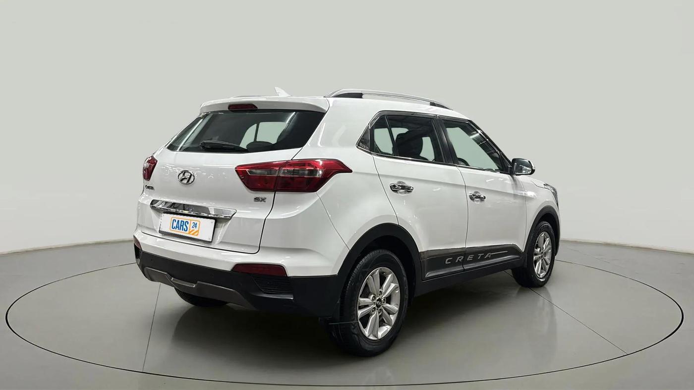 2016 Hyundai Creta SX PLUS 1.6 PETROL, Petrol, Manual, 44,854 km, Right Back Diagonal