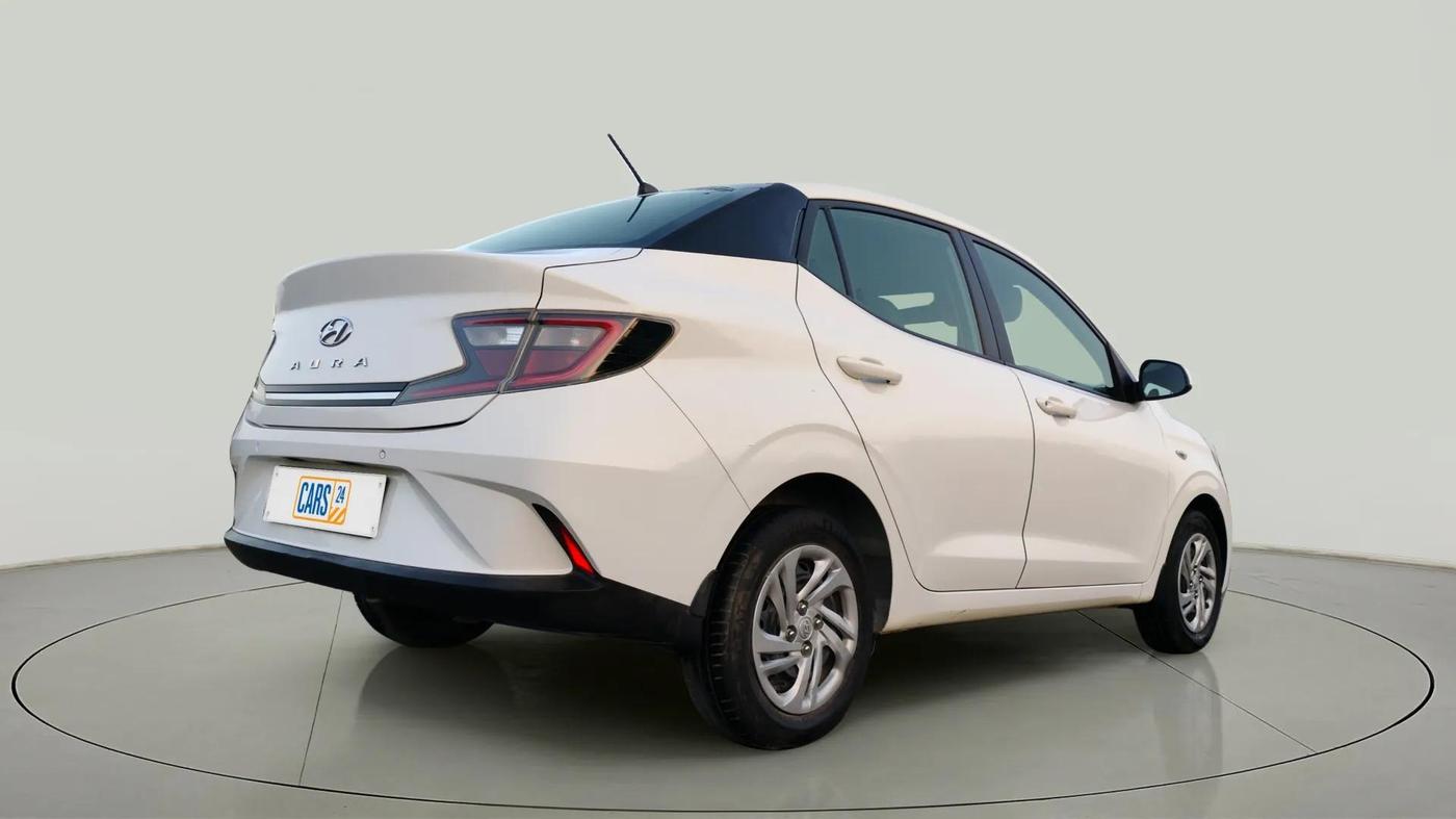 2020 Hyundai AURA S 1.2, Petrol, Manual, 51,285 km, Right Back Diagonal